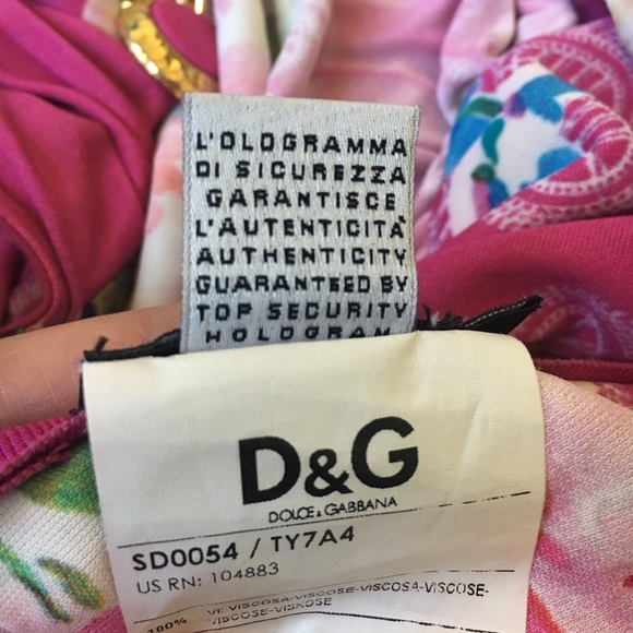 Dolce and Gabbana Floral Pink Dress - Picture 7 of 7